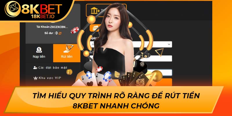 Tìm hiểu quy trình rõ ràng để rút tiền 8KBET nhanh chóng